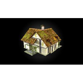 3D Abandoned Cottage K